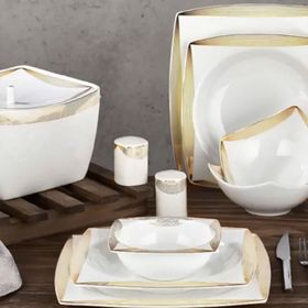 Aryıldız 31021 Bone Square 60 Parça Yemek Takımı
