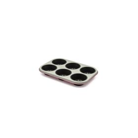 Aryıldız 6'lı Koyu Pembe Muffin Kalıbı