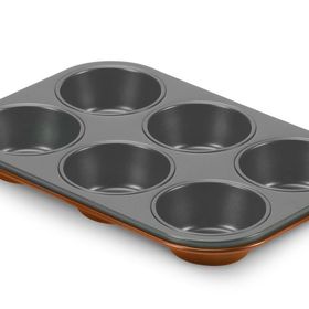 Aryıldız 6'lı Turuncu Granit Muffin Kalıbı