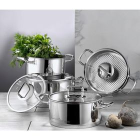 Aryıldız 950218506932100 Vento Prestige 8 Parça Tencere Seti