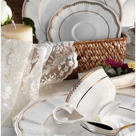 Aryıldız AR 30041-84 Parça Prestige Bone Porselen Yemek Takımı
