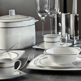 Aryıldız AR 30051-83 Parça Prestige Bone Porselen Yemek Takımı