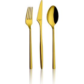 Aryıldız AR223437 Trendy Gold Pvd 89 Parça Çatal Kaşık Bıçak Takımı