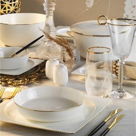 Aryıldız AR251034 Maria Gold 12 Kişilik 60 Parça Yemek Takımı
