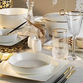 Aryıldız AR251034 Maria Gold 12 Kişilik 60 Parça Yemek Takımı