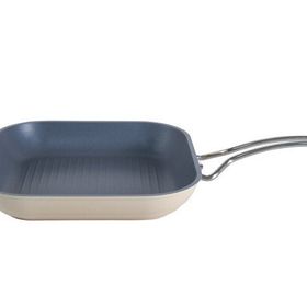Aryıldız AR260685 Colombus 28 cm Krem Crystal Seramik Grill Tava