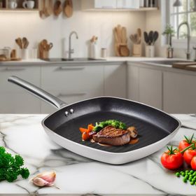 Aryıldız Atlanta 28 cm Beige Grill Tava