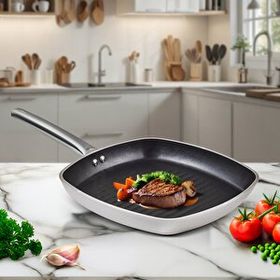Aryıldız Atlanta 28 cm Beige Grill Tava