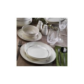 Aryıldız Bone Umbrella Porselen 60 Parça Platin Rose Yemek Takımı