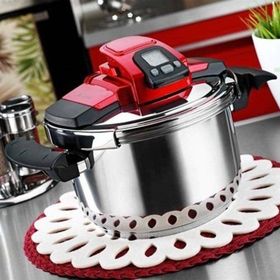Aryıldız Caprice Red 5 Lt Platin Düdüklü Tencere