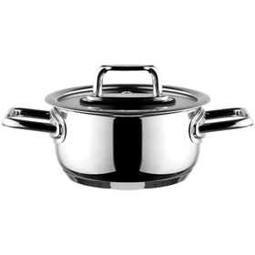 Aryıldız Colombus Metal Kulp Cam Kapak 14 cm Derin Tencere