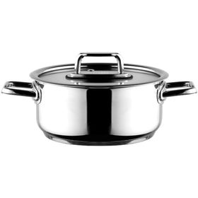 Aryıldız Colombus Metal Kulp Cam Kapak 18 cm Derin Tencere