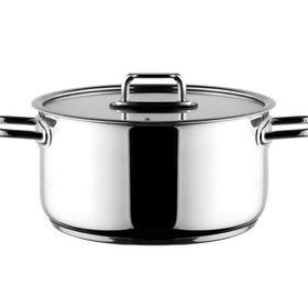 Aryıldız Colombus Metal Kulp Cam Kapak 28 cm Derin Tencere