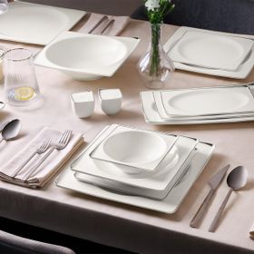 Aryıldız Crystal Ixir Platin 56 Parça 12 Kişilik Yemek Takımı