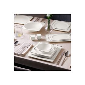 Aryıldız Crystal Ixir Platin 56 Parça 12 Kişilik Yemek Takımı