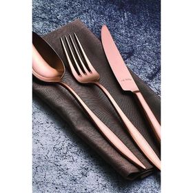 Aryıldız Elegant Bronz Pvd 24 Parça Çatal Kaşık Bıçak Takımı