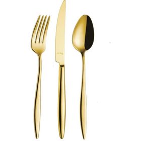 Aryıldız Elegant Gold Pvd 24 Parça Çatal Kaşık Bıçak Takımı