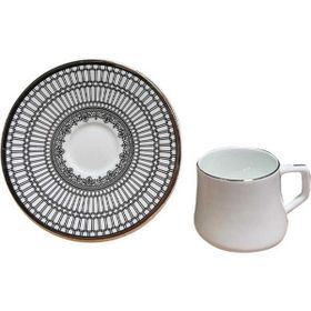 Aryıldız Evaliza Crown Platin 6 Kişilik Double Kahve Fincan Takımı