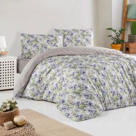 Aryıldız Home Tropical Exclusive Saten Çift Kişilik Nevresim Takımı