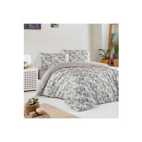Aryıldız Home Tropical Exclusive Saten Çift Kişilik Nevresim Takımı