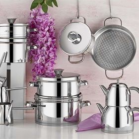 Aryıldız Lilyum Prestige Cam 20 Parça İdeal Tencere Seti