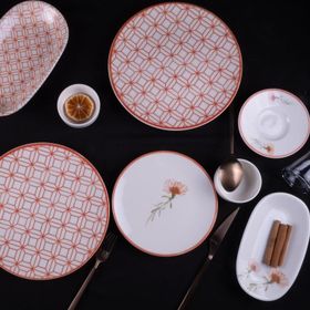 Aryıldız Lucia Red 6 Kişilik 32 Parça Kahvaltı Takımı