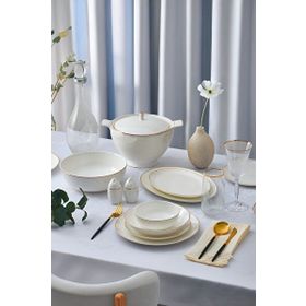 Aryıldız Luminous 60 Parça Porselen Yemek Takımı