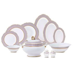 Aryıldız Majestic 60 Parça 12 Kişilik Porselen Yemek Takımı
