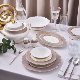 Aryıldız Majestic 60 Parça 12 Kişilik Yemek Takımı