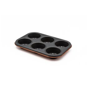 Aryıldız Mat Turuncu 6'lı Muffin Kalıbı