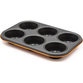 Aryıldız Mat Turuncu 6'lı Muffin Kalıbı
