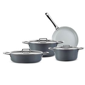 Aryıldız Neo Ceramic 7 Parça Antrasit Tencere Seti