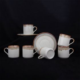Aryıldız Pisa 6 Kişilik 90 ml Kahve Fincan Takımı