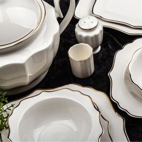 Aryıldız Plus Porselen 60 Parça 12 Kişilik Yemek Takımı