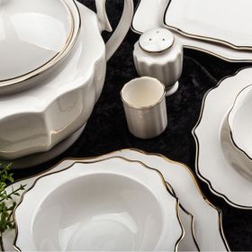Aryıldız Plus Porselen 60 Parça 12 Kişilik Yemek Takımı