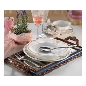 Aryıldız Prestige Bone Porselen 84 Parça Çatal Bıçak Takımı
