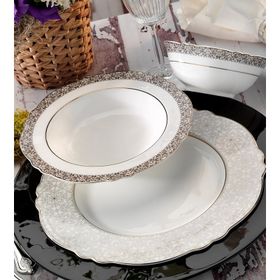 Aryıldız Prestige Bone Porselen 84 Parça Çatal Bıçak Takımı