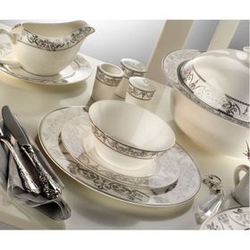 Aryıldız Prestige Bone Porselen 84 Parça Çatal Bıçak Takımı