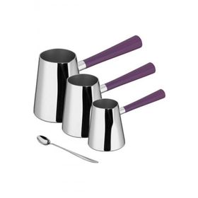 Aryıldız Roma Purple Cezve Takım