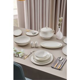 Aryıldız Serenity 60 Parça Porselen Yemek Takımı