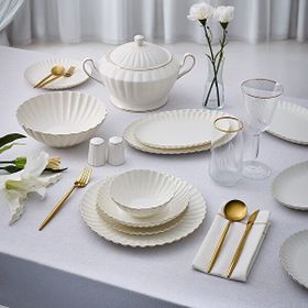 Aryıldız Sintra Gold 60 Parça 12 Kişilik Yemek Takımı