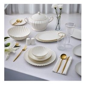 Aryıldız Sintra Gold 60 Parça Yemek Takımı