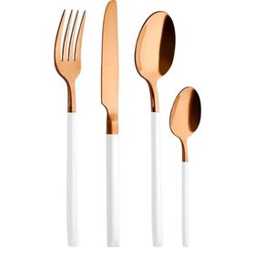 Aryıldız Soho Prestige 24 Parça Beyaz Bronz Çatal Bıçak Takımı