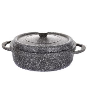 Aryıldız T/T Cast Alu Granitium 28 Cm Kısa Tencere