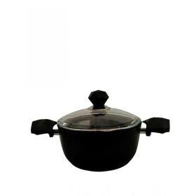 Aryıldız T/T Core 24 cm Siyah Granit Kısa Tencere