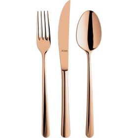 Aryıldız Viole Bronz 6 Kişilik 24 Parça Çatal Kaşık Bıçak Takımı