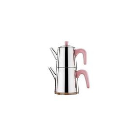 Aryıldız Viole Rose Gold Büyük Çaydanlık Takım