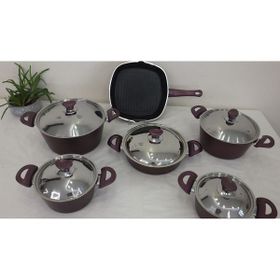 Arzu Çelik Pilav İhtişamı Şefin Seçimi 11 Parça Non-Stick Tencere Seti