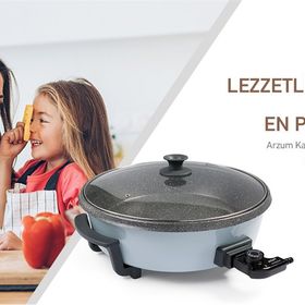 Arzum AR-2010 Kavurmacım Mavi Elektrikli Pişirici