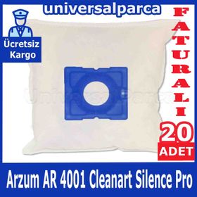 Arzum AR 4001 Cleanart Silence Pro Bez 20 Adet Toz Torbası